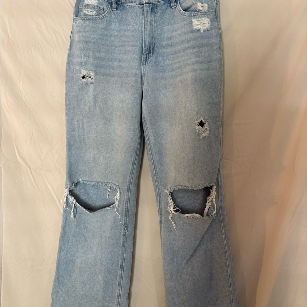 Altar’d State Distressed Light Blue Women's Jeans